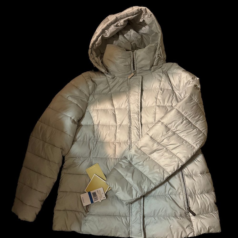 NWT Women's Gray Michael Kors Puffer Jacket XL